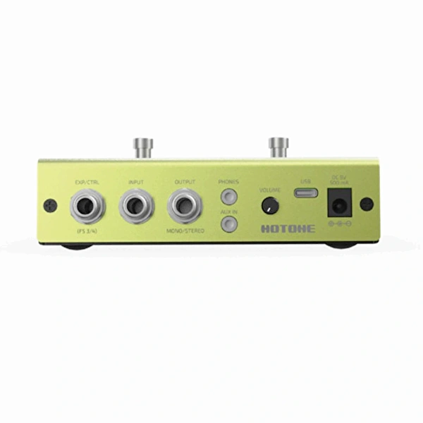 Hotone MP-50MT Ampero Mini (Mustard) Amp Modeler & Effects Processor, (9V Adaptör Dahil)